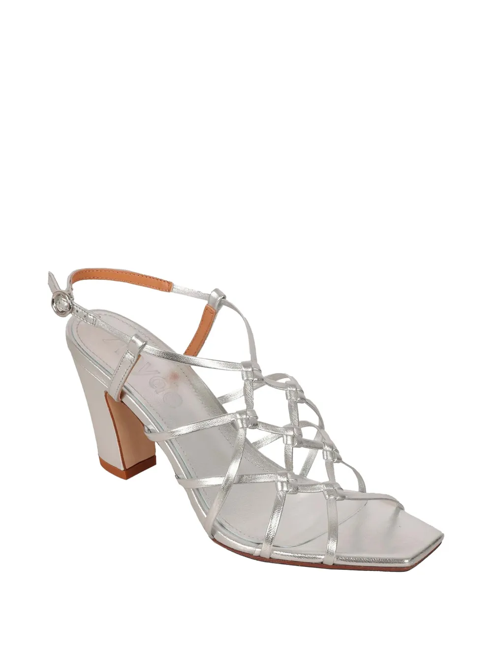 Aeyde Acacia strappy sandals Zilver