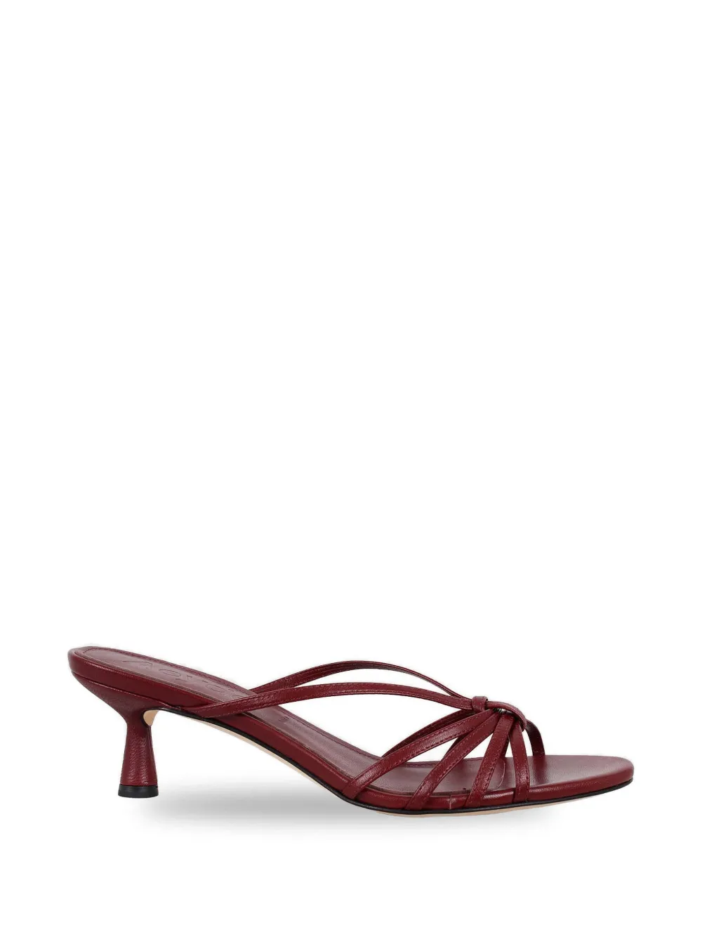 Aeyde Abby strap sandals Rood