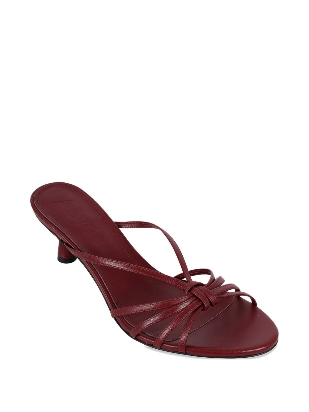 Aeyde Abby strap sandals Rood