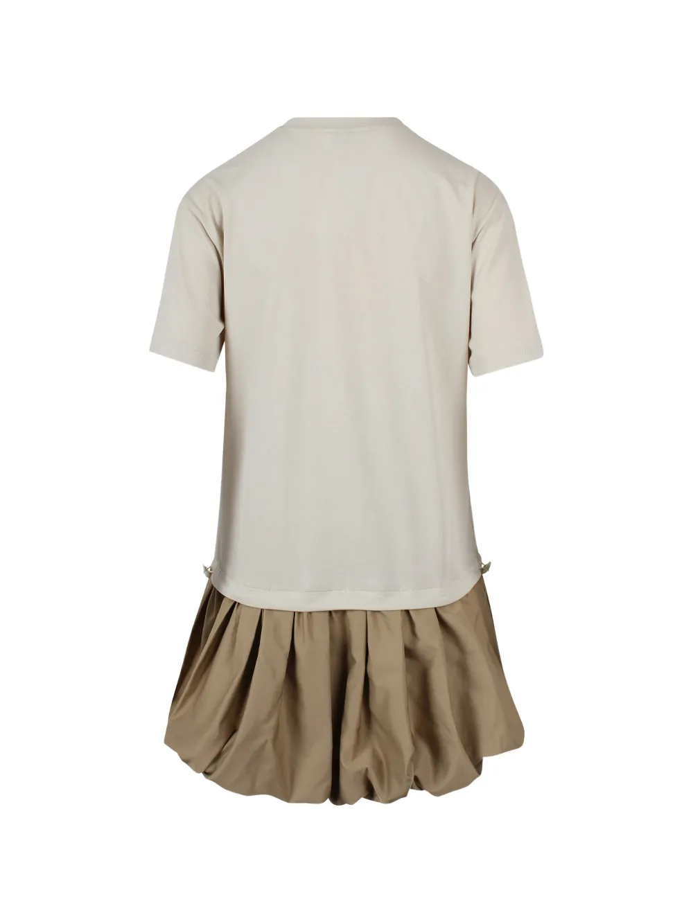  Jovonna T-shirt Bubble Mini Dress - Neutrals 