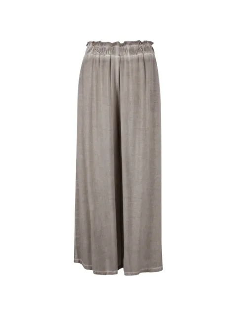 PLOUMANACH Margot elasticated ruffled-waist palazzo pants