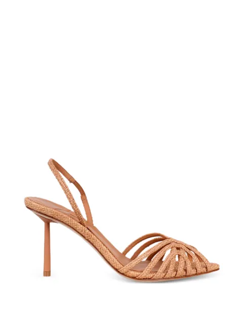 Le Silla Embrace Panama 80mm woven raffia sandals