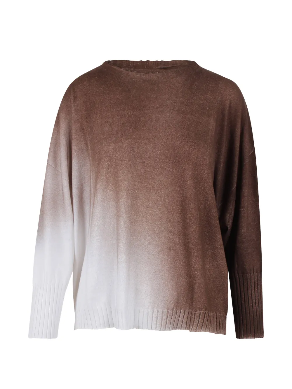 PLOUMANACH dip-dye sweater - Marrone