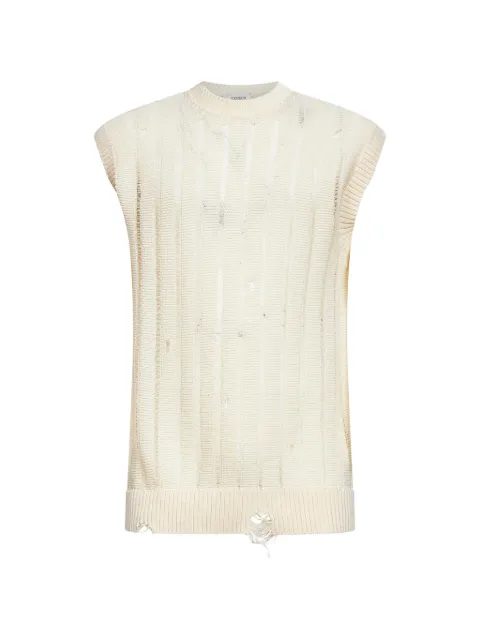 Laneus ribbed-knit vest
