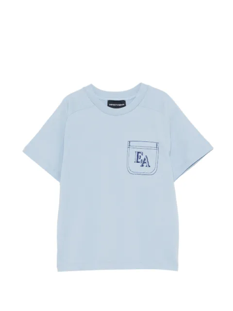 Emporio Armani Kids embroidered pocket T-shirt