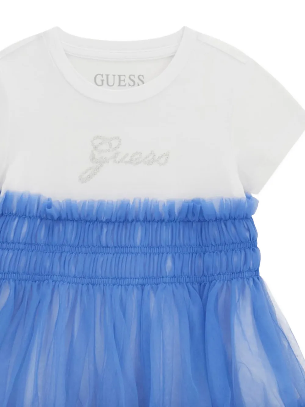 guess kids Jurk met ruches Blauw