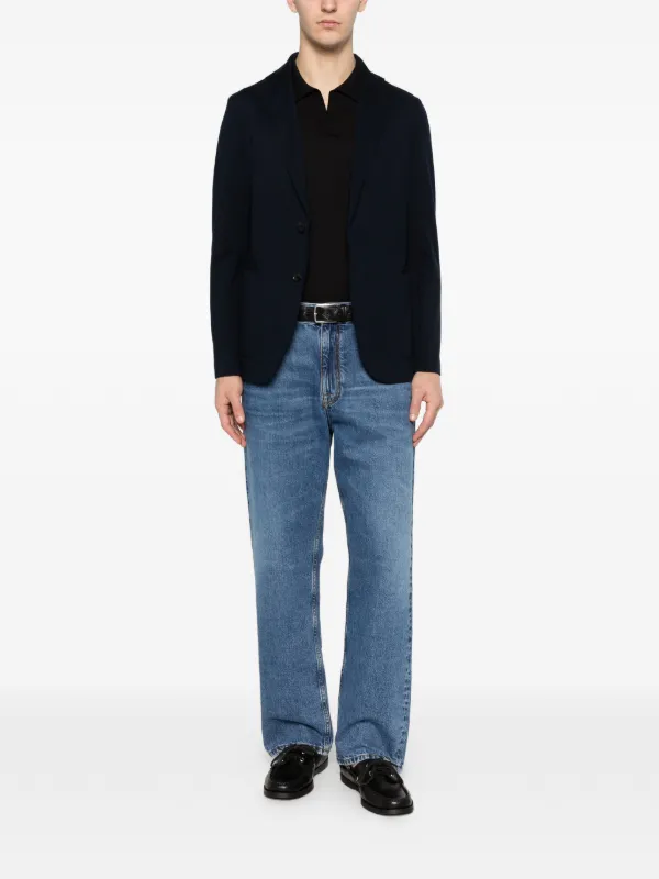 Circolo 1901 Double Breasted Cotton Blazer - Blue CN5292 GIGLIO COM