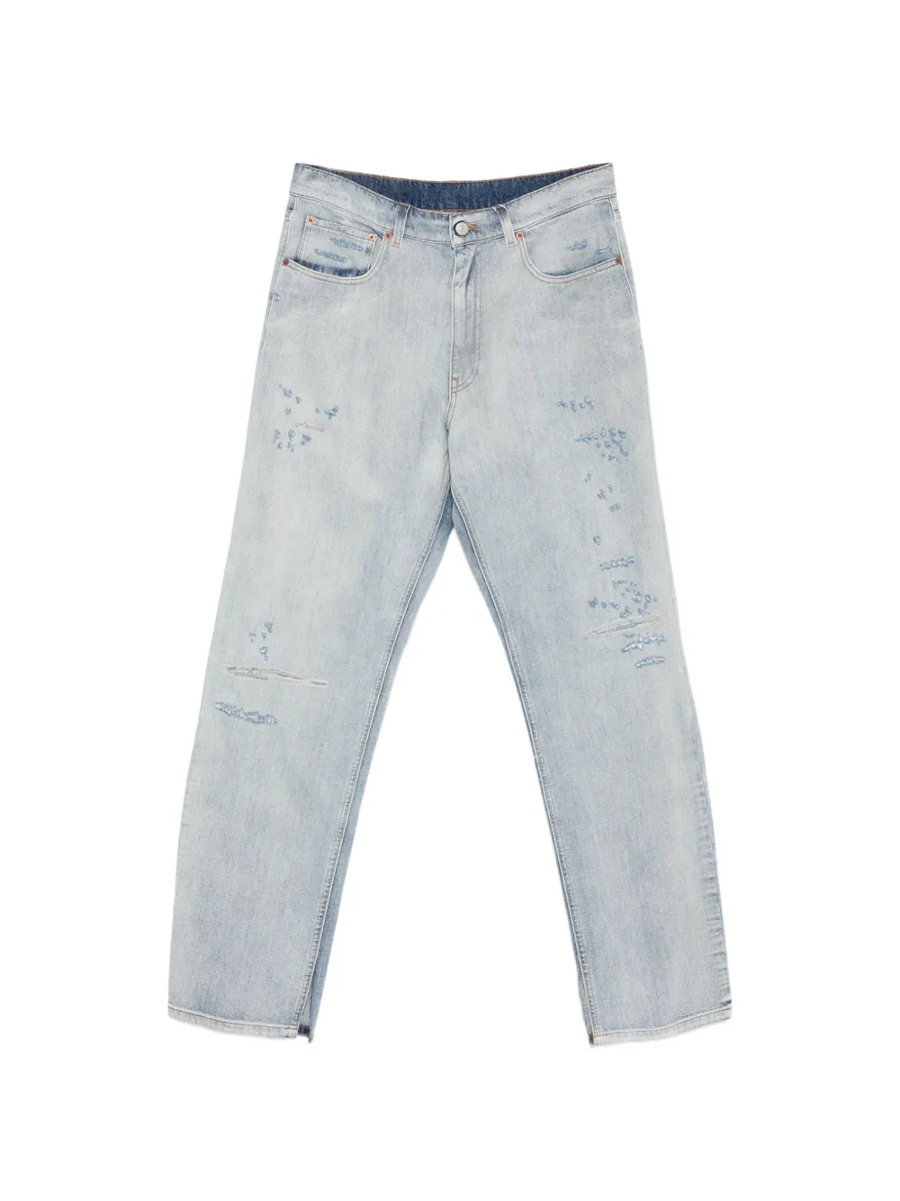 MM6 Maison Margiela distressed jeans - Blu