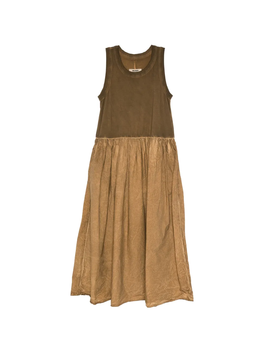 Uma Wang Duma sleeveless dress - Marrone