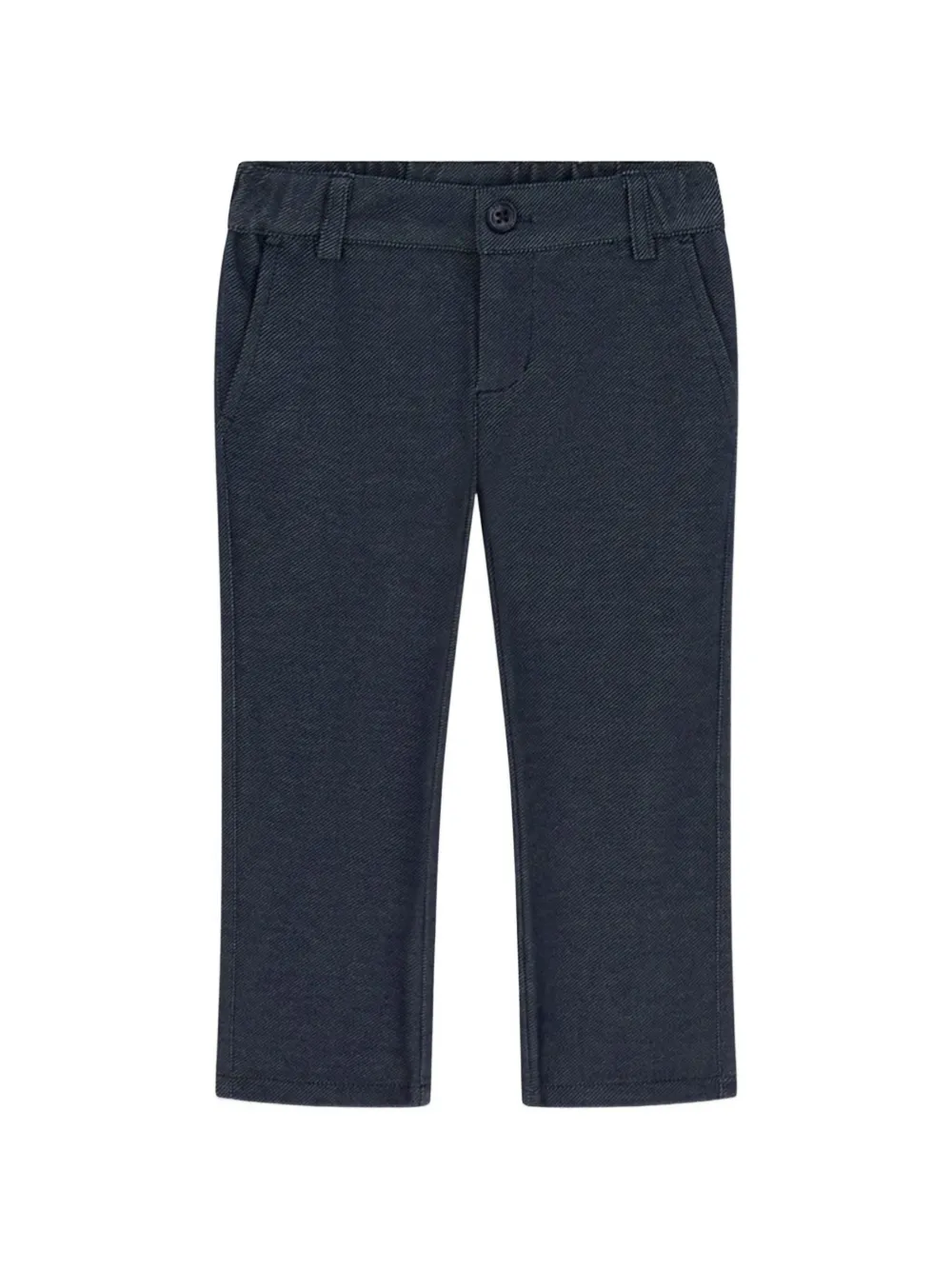 Button-Fastening Two-Piece Suit