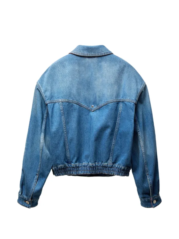 Versace デニム ブルゾン | ブルー | FARFETCH JP