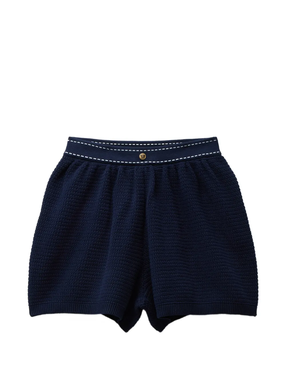 Versace cotton-knit shorts - Blu