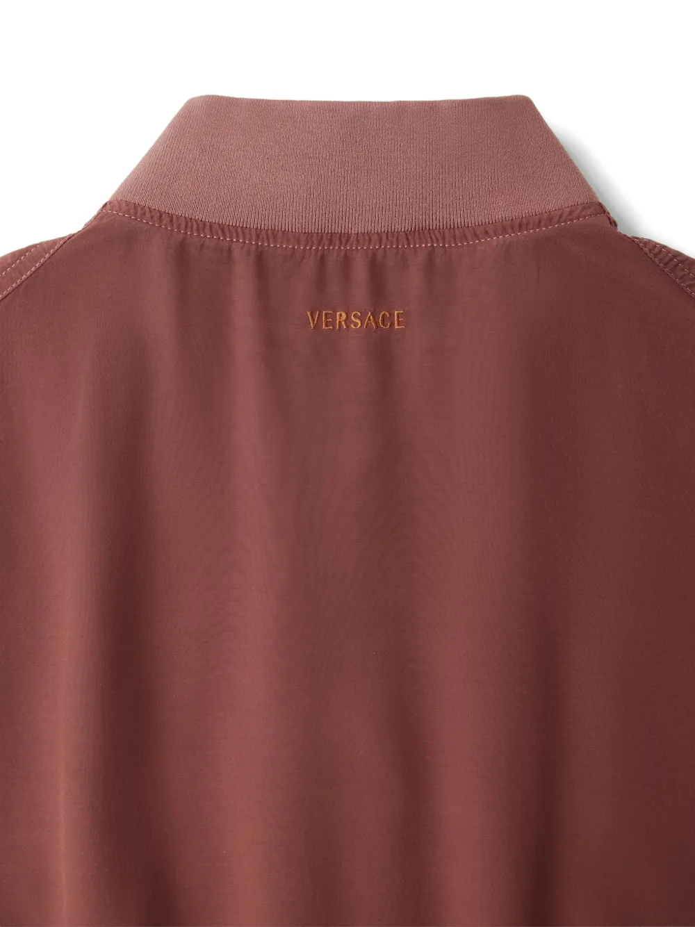 Versace Bomberjack met geborduurd logo Rood