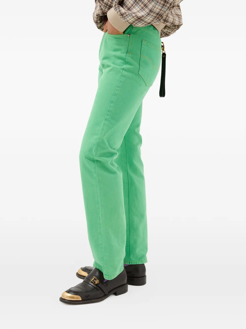 Versace Straight jeans Groen