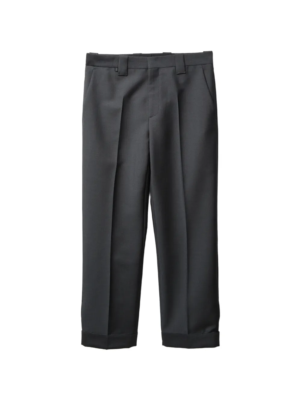 Versace wool-mohair regular formal pants - Grigio