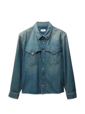 Saint Laurent Cassandre デニムシャツ | ブルー | FARFETCH JP