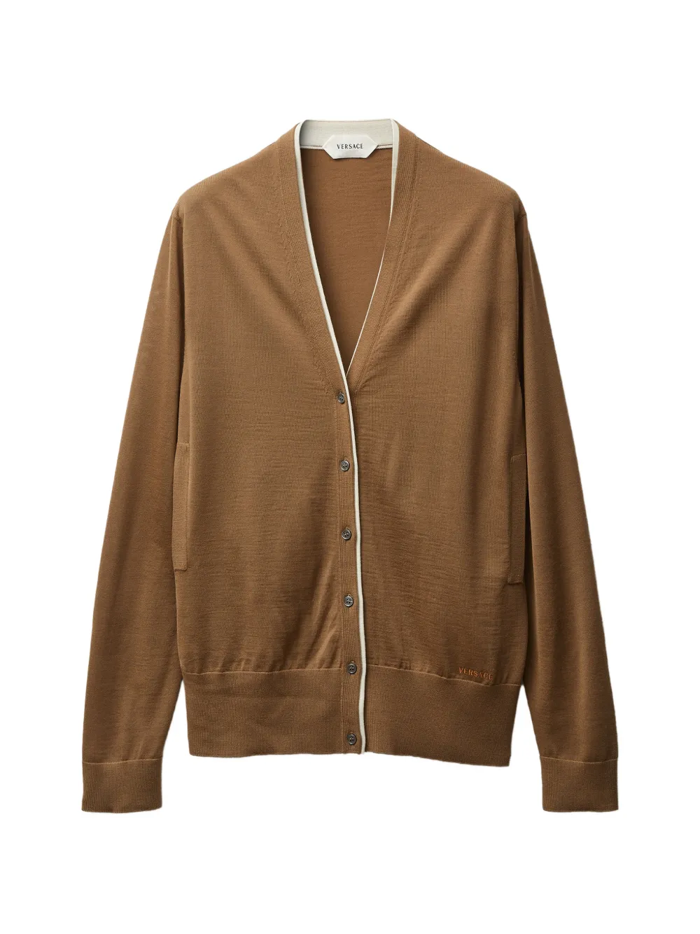 Versace V-neck cardigan - Braun
