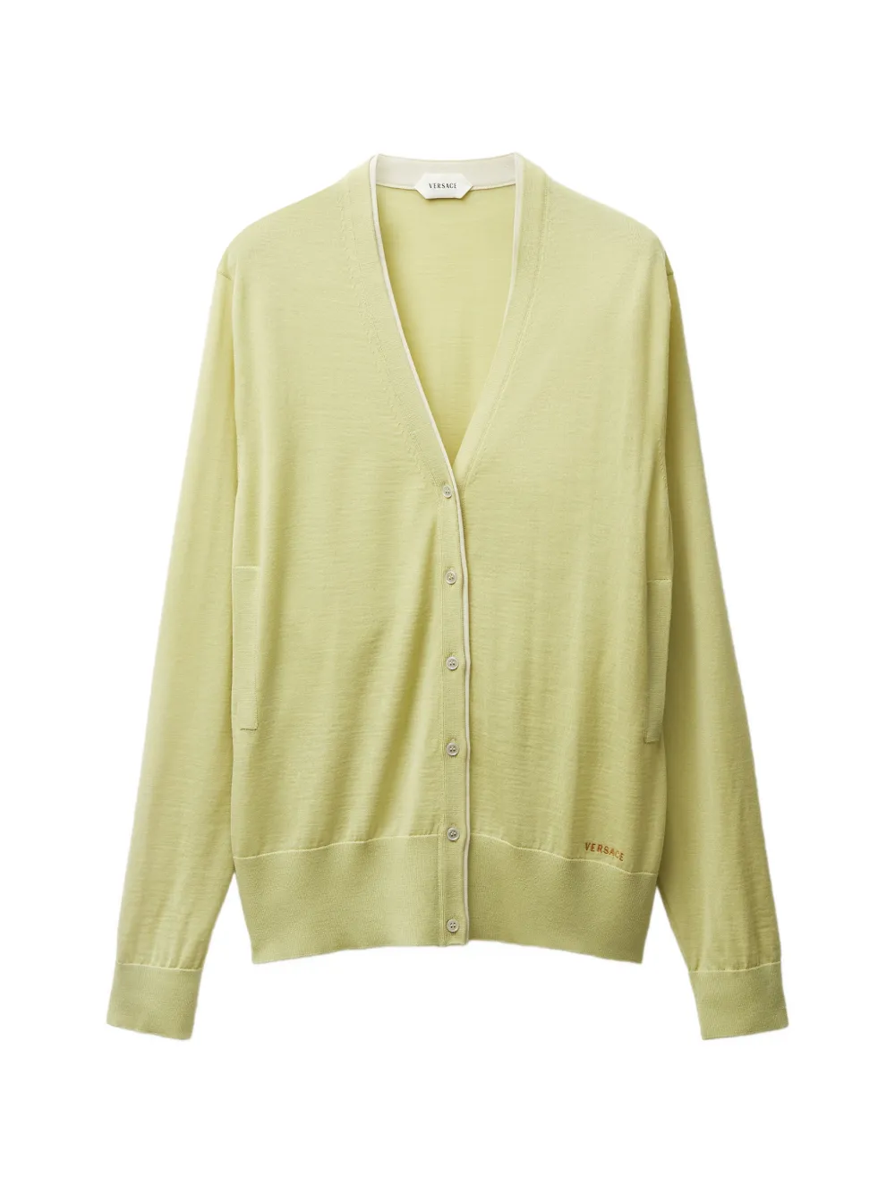 Versace Cardigan in lana - Giallo