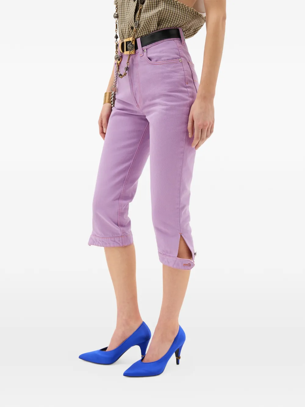 Versace Capri jeans Paars