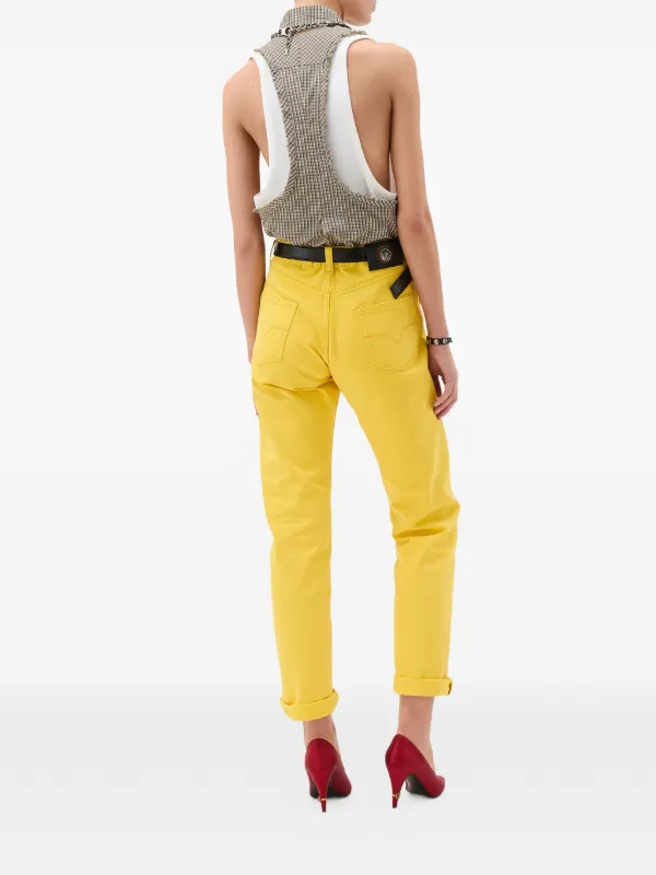 Versace Regular Jeans | Yellow | FARFETCH JO