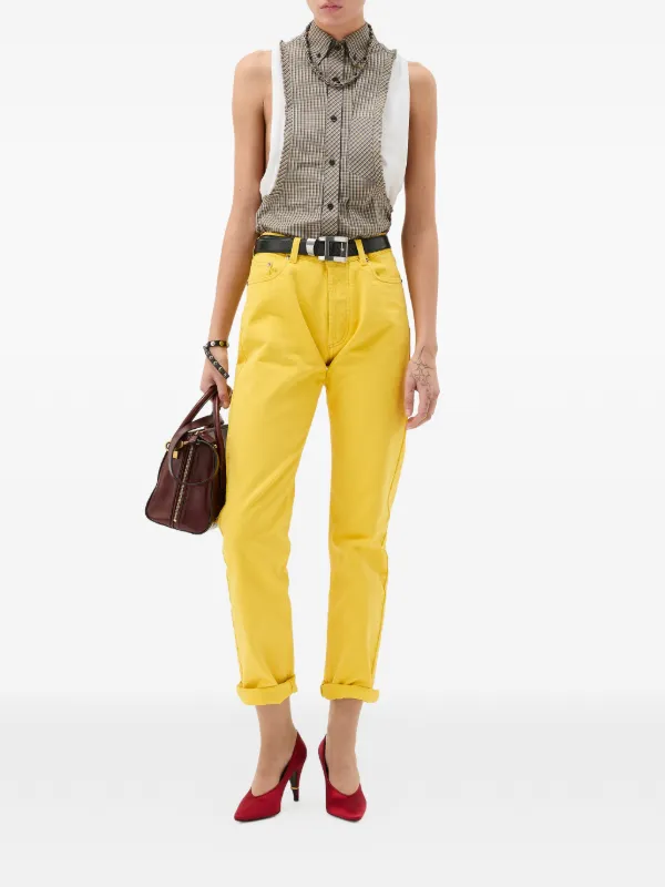 新里ロドスタ様　VERSACE YELLOW JEANS WOMAN Versace Regular Jeans | Yellow | FARFETCH JO