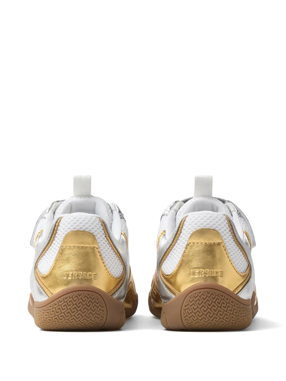 Versace Galaxia metallic sneakers Zilver