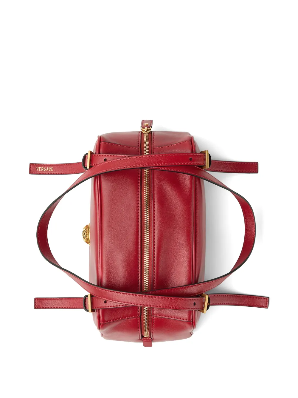  Versace Emblème Nappa Bowling Bag - Red 