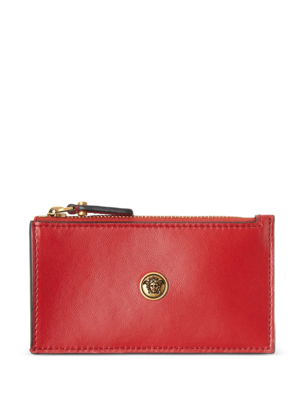 Versace Medusa zip wallet - Rosso