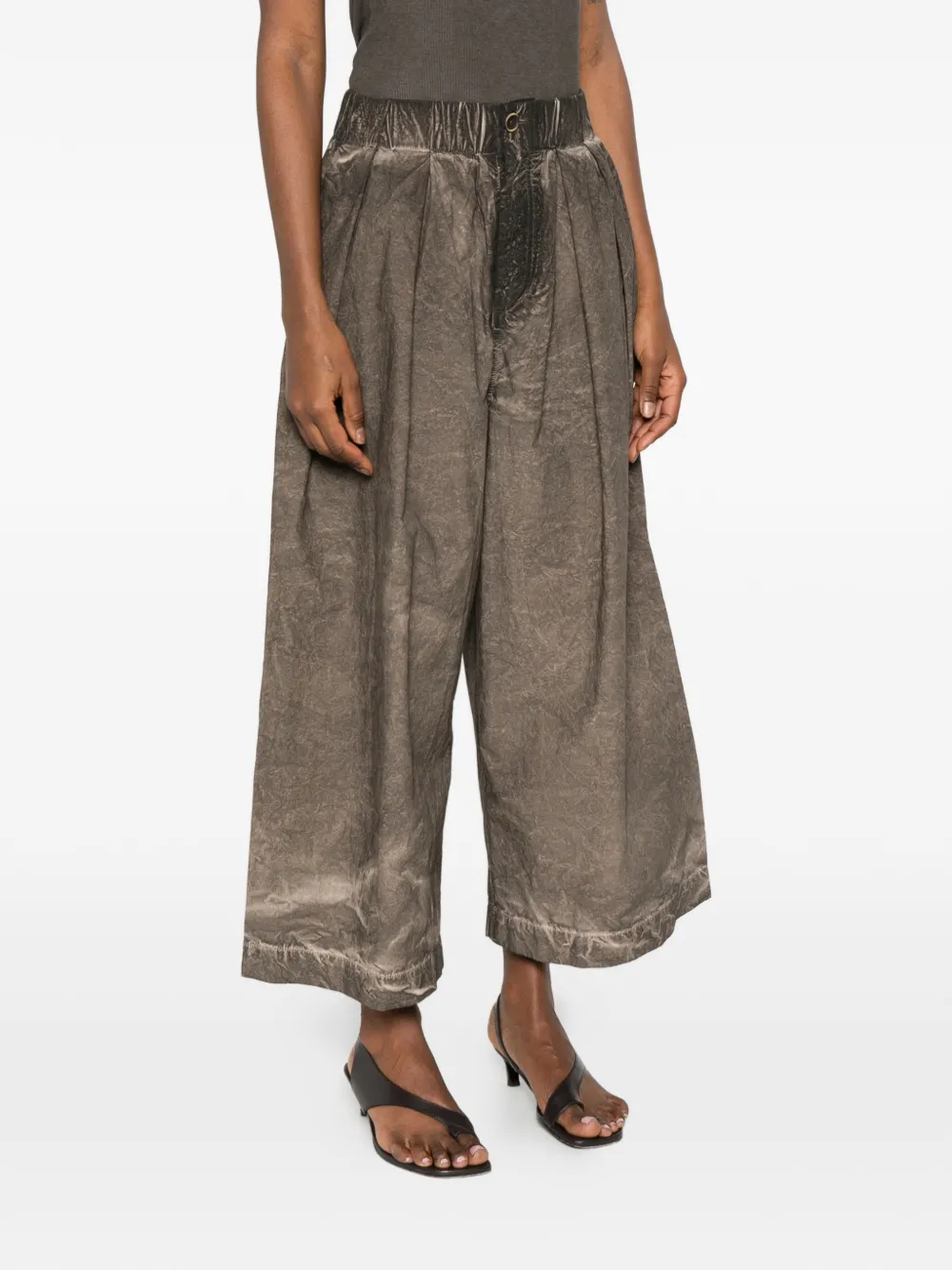  Uma Wang Poetic Pleated Trousers - Grey 