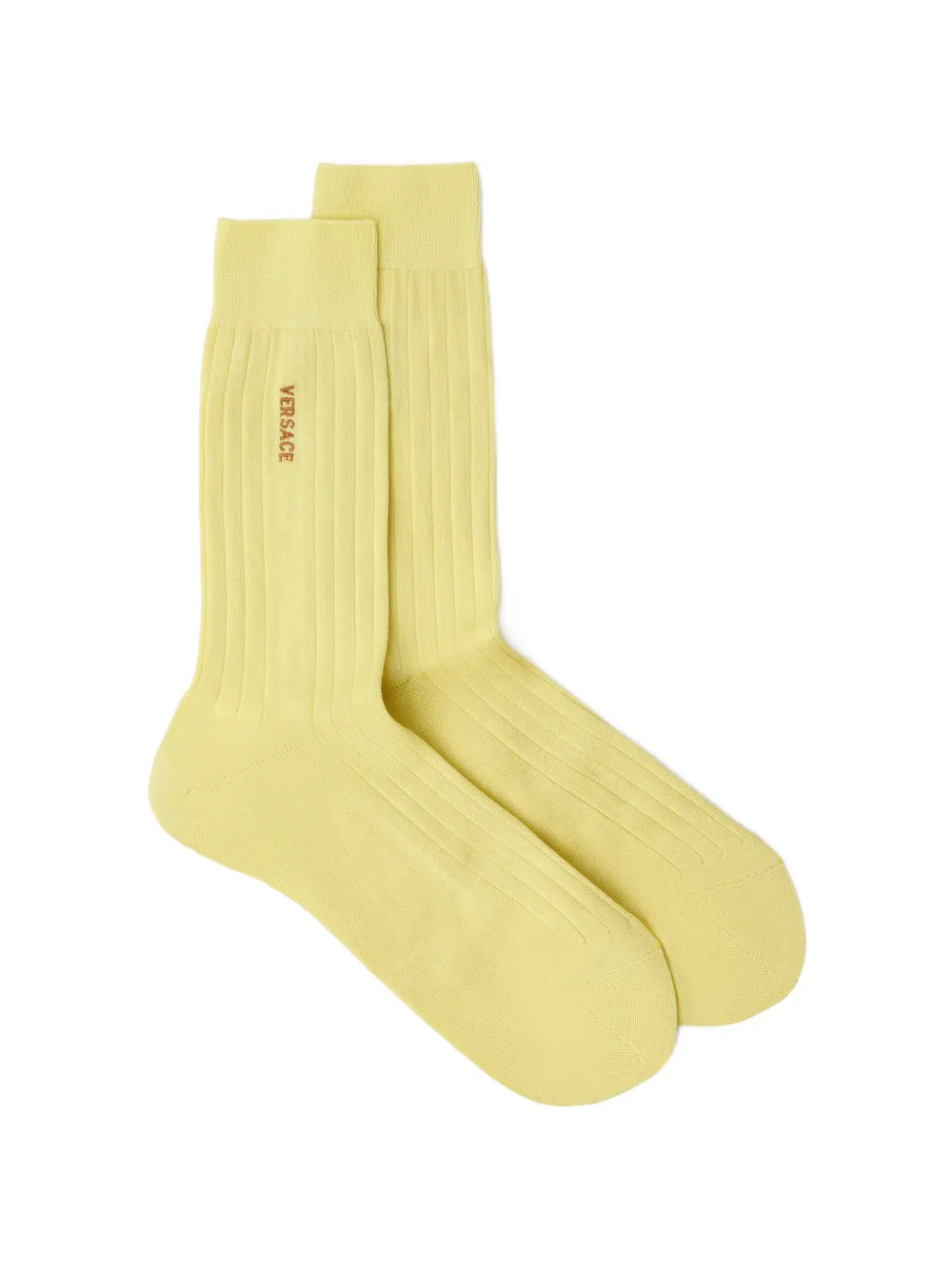 Versace ribbed socks - Giallo
