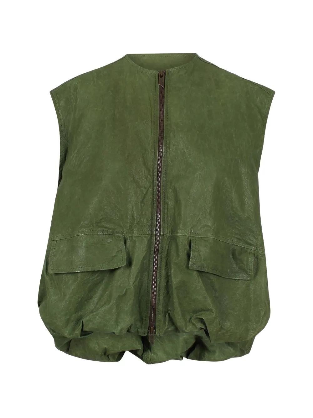 Salvatore Santoro zip pockets top - Verde