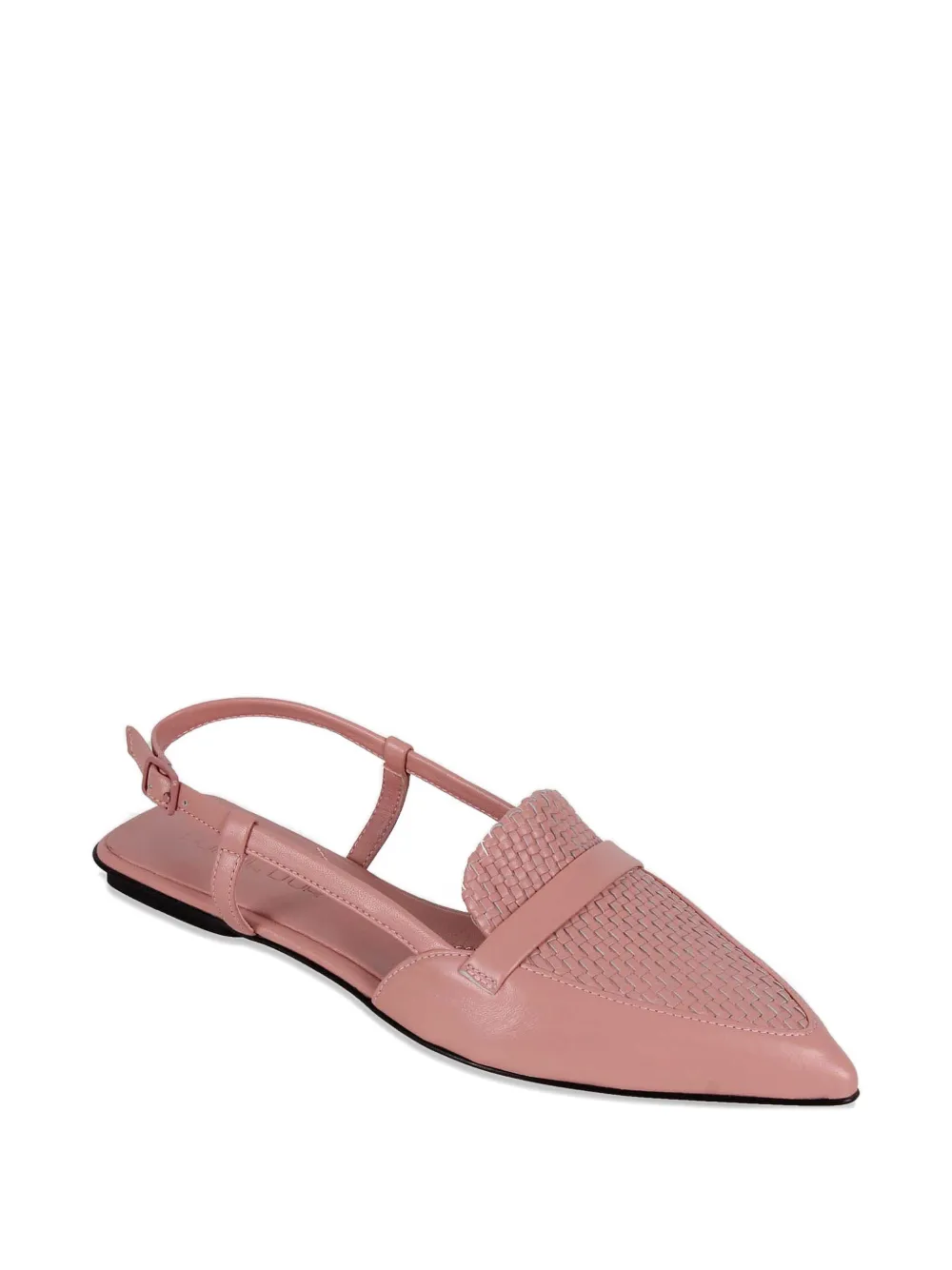 Pomme D´Or woven slingback ballet flats Roze