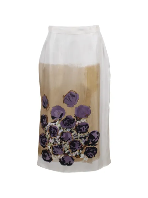 Antonio Marras floral-print midi skirt