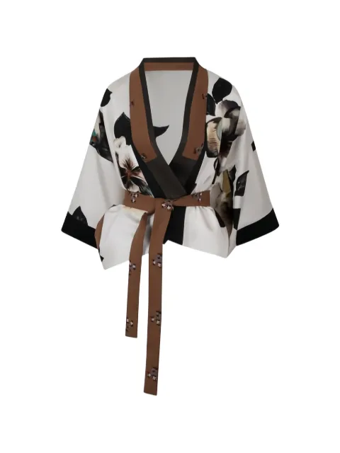 Antonio Marras floral-print kimono