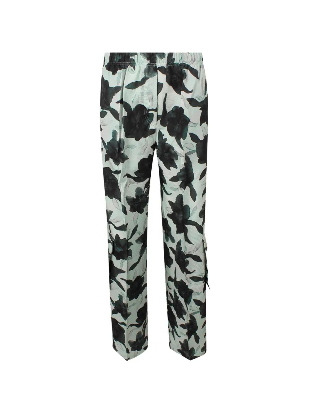 Christian Wijnants floral-print trousers - Verde