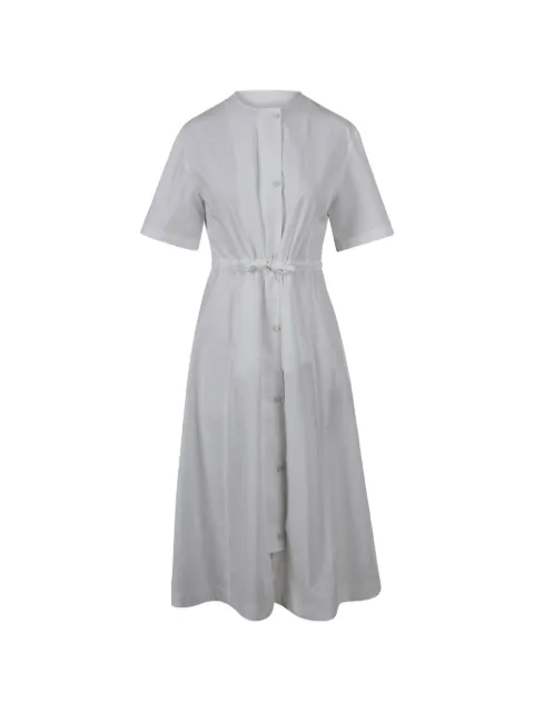 Laminar drawstring midi dress