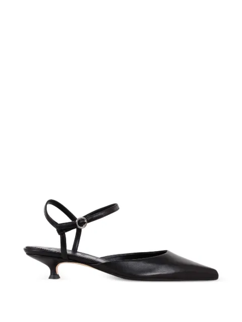 Aeyde Colette 35mm pointed-toe leather pumps
