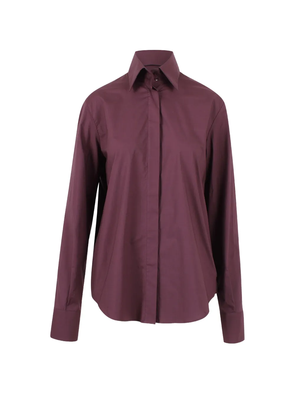 Federica Tosi point-collar long-sleeves shirt - Viola