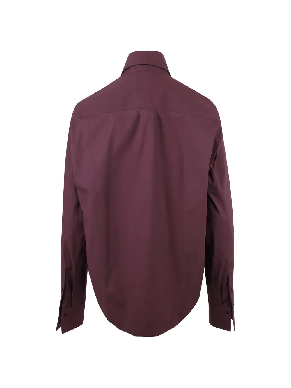 Federica Tosi blouse met puntige kraag en lange mouwen Paars