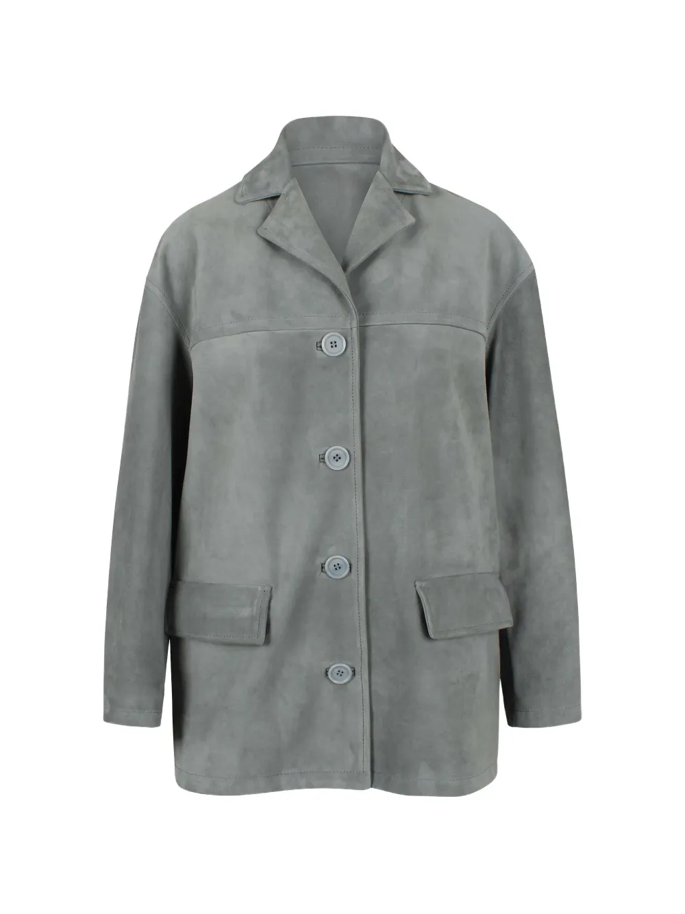 Salvatore Santoro suede jacket - Grau