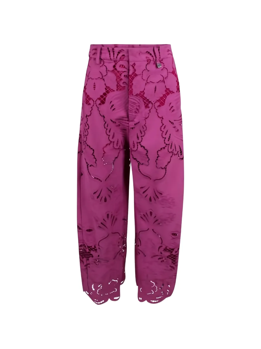 Giuseppe Di Morabito Sangallo floral-detail palazzo pants - Rosa
