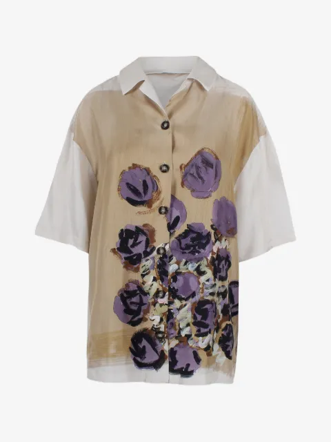 Antonio Marras floral-print short-sleeve shirt