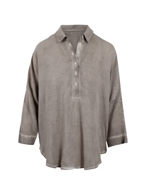 PLOUMANACH button-down long-sleeve polo shirt