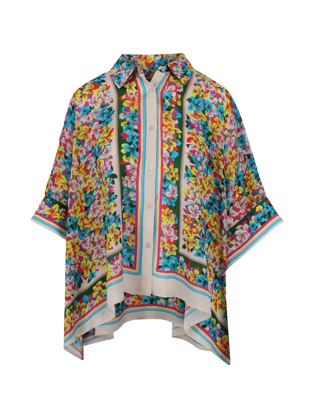 Essentiel Antwerp floral print shirt - Toni neutri