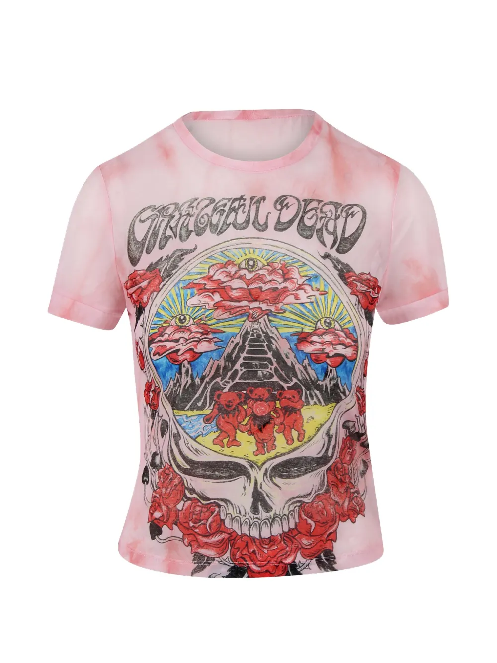 alice + olivia Tess tee A+O x Grateful Dead tie-dye T-shirt - Rosa