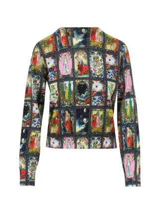 Alice + Olivia tarot-print Sweater | Multicolour | FARFETCH