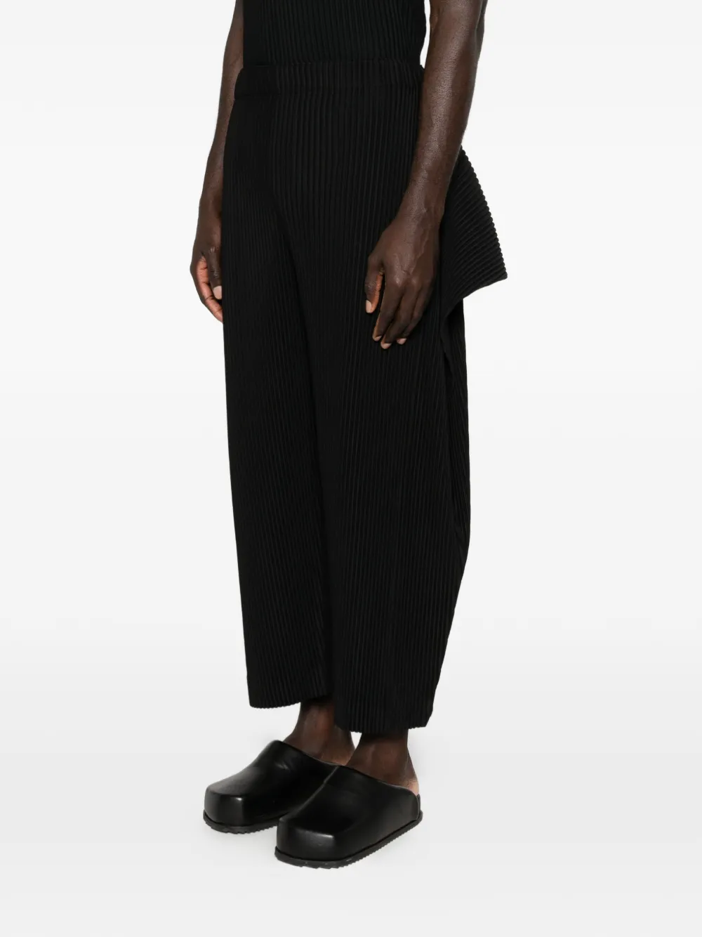 Homme Plissé Issey Miyake Cropped plooibroek Zwart