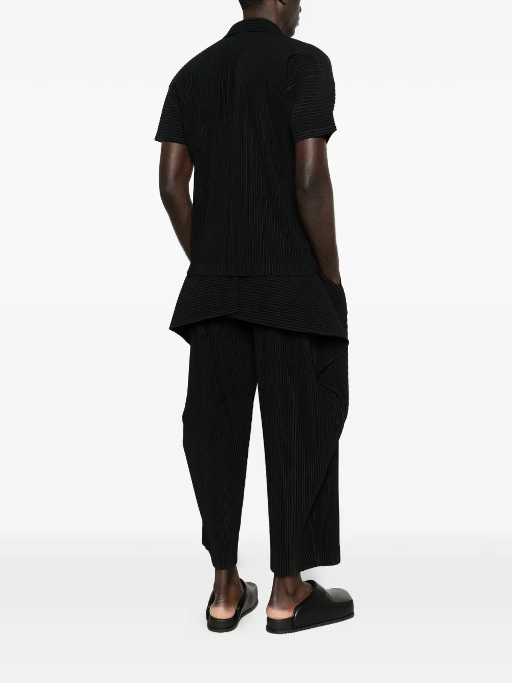 Homme Plissé Issey Miyake Cropped plooibroek Zwart