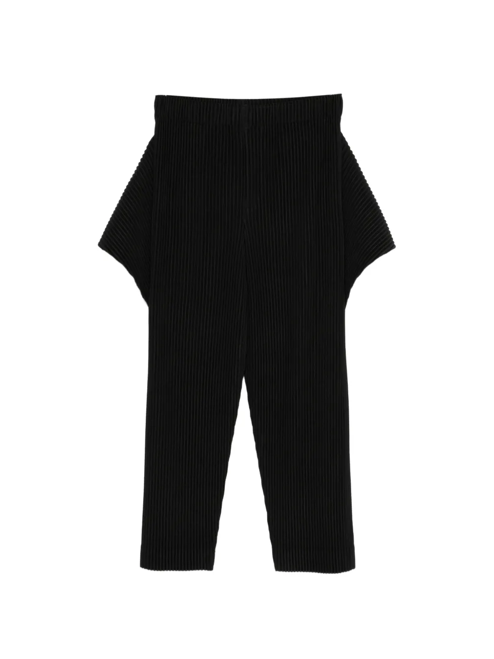 Homme Plissé Issey Miyake pleated cropped trousers - Nero