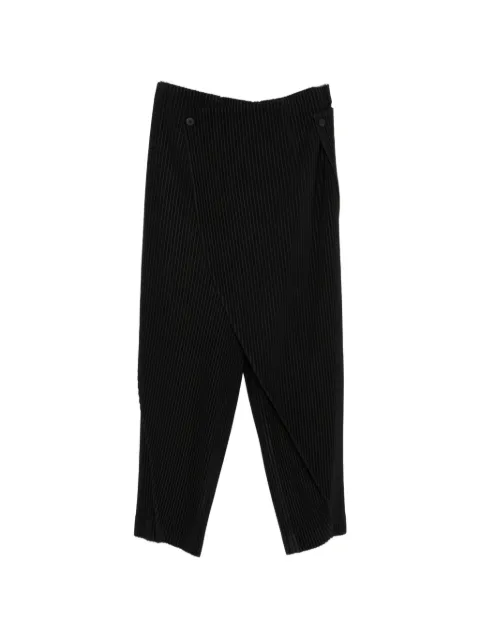 Homme Plissé Issey Miyake pleated drop-crotch trousers